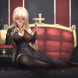 This is a pixiv picture whose title is 祝碧藍航線2週年.