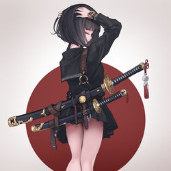 This is a pixiv picture whose title is La Japonaise 2020.