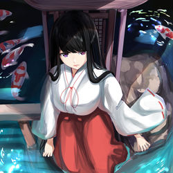 This is a pixiv picture whose title is 錦鯉.
