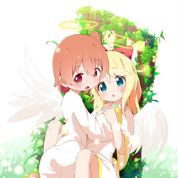 This is a pixiv picture whose title is 箱庭天使.
