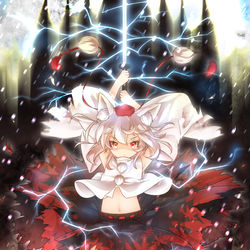 This is a pixiv picture whose title is 犬走椛.