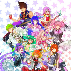 This is a pixiv picture whose title is CROSSOVER!!!!!!!!!!.