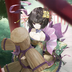 This is a pixiv picture whose title is 戦国対戦TCG　五徳姫.