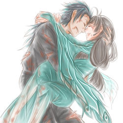 This is a pixiv picture whose title is 「ありがとう。」.