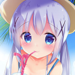 This is a pixiv picture whose title is 一緒に飲みますか？.