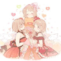 This is a pixiv picture whose title is 三村かな子ちゃんに包まれる.