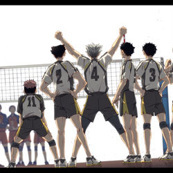 This is a pixiv picture whose title is 春高準々決勝.