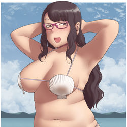 This is a pixiv picture whose title is ダイナマイトボディ（自称）.