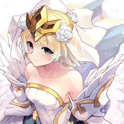 This is a pixiv picture whose title is 【FE】花嫁フィヨルム【ヒーローズ】.