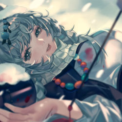 This is a pixiv picture whose title is 初雪.