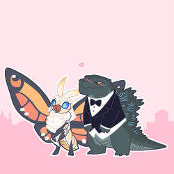 This is a pixiv picture whose title is ゴジモス.