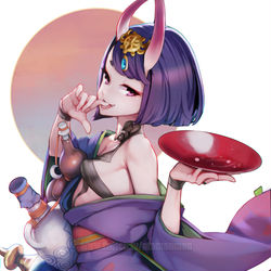 This is a pixiv picture whose title is 酒吞童子 / Shutendouji.