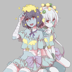 This is a pixiv picture whose title is おはなとキノコ.
