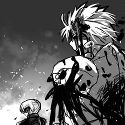 This is a pixiv picture whose title is 【出血注意】IF金剣.