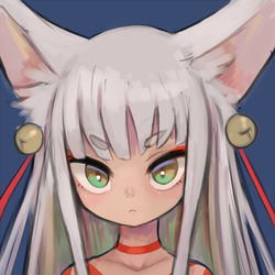 This is a pixiv picture whose title is ケモミミ！.