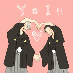This is a pixiv picture whose title is ユーリ!!!のログ12（ヴィク勇が割とある）.