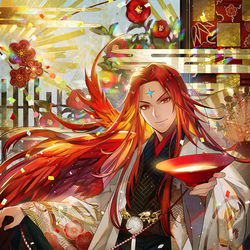This is a pixiv picture whose title is 【デスティニーチャイルド】貴公子の新年.