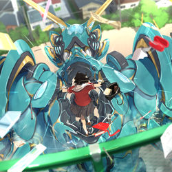 This is a pixiv picture whose title is 搭乗.