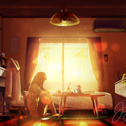 This is a pixiv picture whose title is 366日.