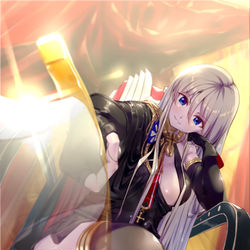 This is a pixiv picture whose title is ビスマルクさん.