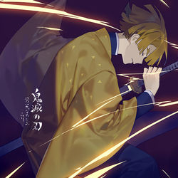 This is a pixiv picture whose title is 雷.