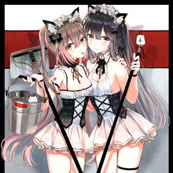 This is a pixiv picture whose title is 清見姉妹.