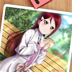 This is a pixiv picture whose title is 梨子（汉堡）.
