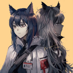 This is a pixiv picture whose title is 双狼组.