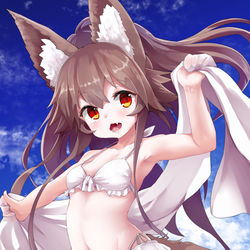 This is a pixiv picture whose title is 水着！.