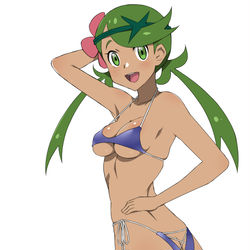 This is a pixiv picture whose title is マオちゃん　水着.