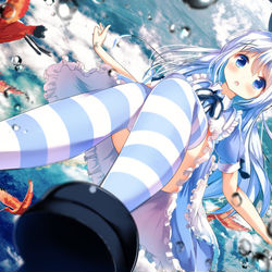 This is a pixiv picture whose title is Chino in Wonderland.