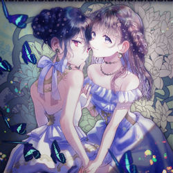 This is a pixiv picture whose title is 夜来香.