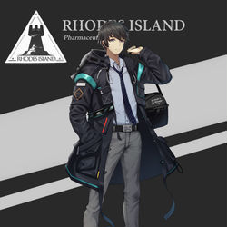 This is a pixiv picture whose title is 博士.