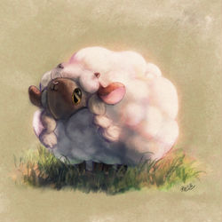 This is a pixiv picture whose title is ウールー可愛すぎ問題.