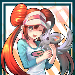 This is a pixiv picture whose title is メイとチラーミィ.