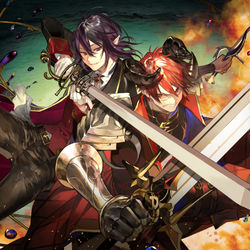 This is a pixiv picture whose title is ステーキ&ワイン.