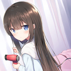 This is a pixiv picture whose title is お風呂上りな彼女.