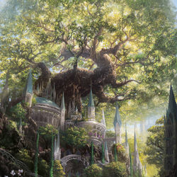 This is a pixiv picture whose title is MtG: Temple Garden.