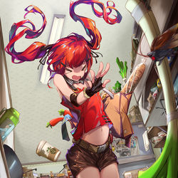 This is a pixiv picture whose title is アックススロー/Observer's Strike.