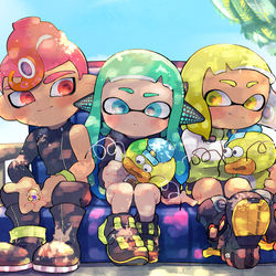 This is a pixiv picture whose title is イカまとめ５.