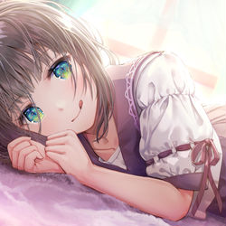 This is a pixiv picture whose title is 年下彼女.