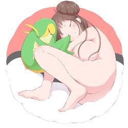 This is a pixiv picture whose title is メイちゃんとツタージャ.