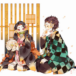 This is a pixiv picture whose title is Kimetsu no yaiba.