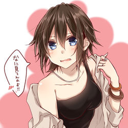 This is a pixiv picture whose title is ワンショル地味子.