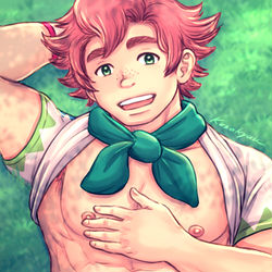 This is a pixiv picture whose title is ヤロー Milo.