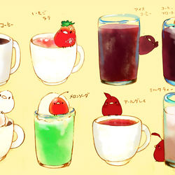 This is a pixiv picture whose title is とりカフェ.