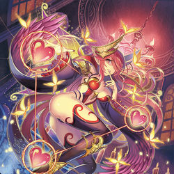 This is a pixiv picture whose title is 【WIXOSS】円卓の妖魔　モルガン.