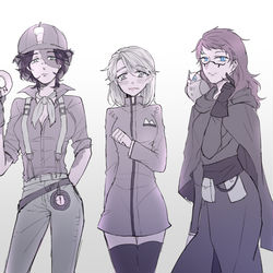 This is a pixiv picture whose title is 性轉/探占納.