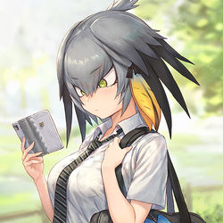 This is a pixiv picture whose title is JKハシビロコウ.