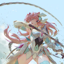 This is a pixiv picture whose title is 銀の腕.